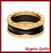 Anillo de Acero Bvlgar B-Zero Black/Gold 2B