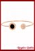 Pulsera A.Quirrgico Onix/CZ Bvlgar Rose