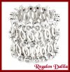 Anillo Plata Rodinada CZ Cristal Extensible