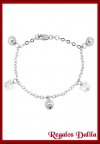 Pulsera Plata Italiana Llamadores de Angeles