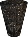 Medium Cone - Black & White