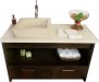 Large Countertop & Square Inclined Sink