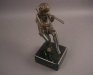 Original Vintage Figure Cherub Bronze & Marble