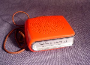Vintage Mitsubishi Transistor AM Radio Designed By Pierre Cardin Paris 60's Sold!