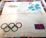 Unusual Olympic Games London 1948 Scarf Silk