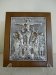 ICONO EN PLATA - JESUS EN LA CRUZ